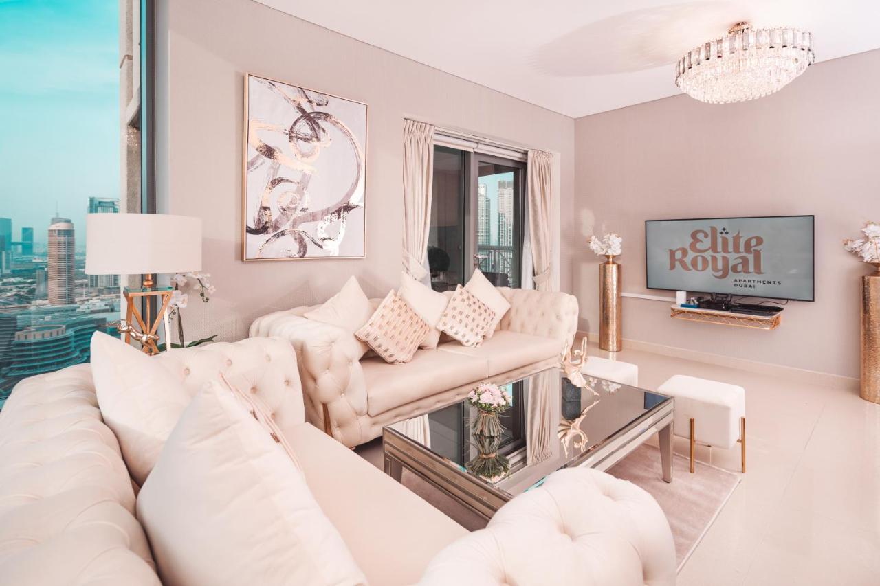 Elite Royal Apartment - Highest Floor - Full Burj Khalifa & Fountain View - Duke ดูไบ ภายนอก รูปภาพ